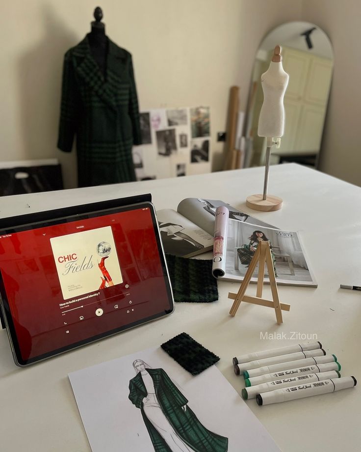 Eine Person, die bewusst eine Skizze oder ein Wireframe hält